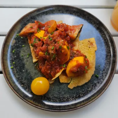 Crepe mit Ratatouille