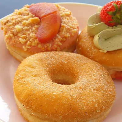 Drei Donuts aus dem Brammibals Altona