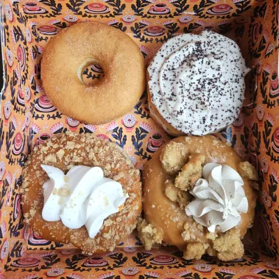 Vier Donuts von Brammibals