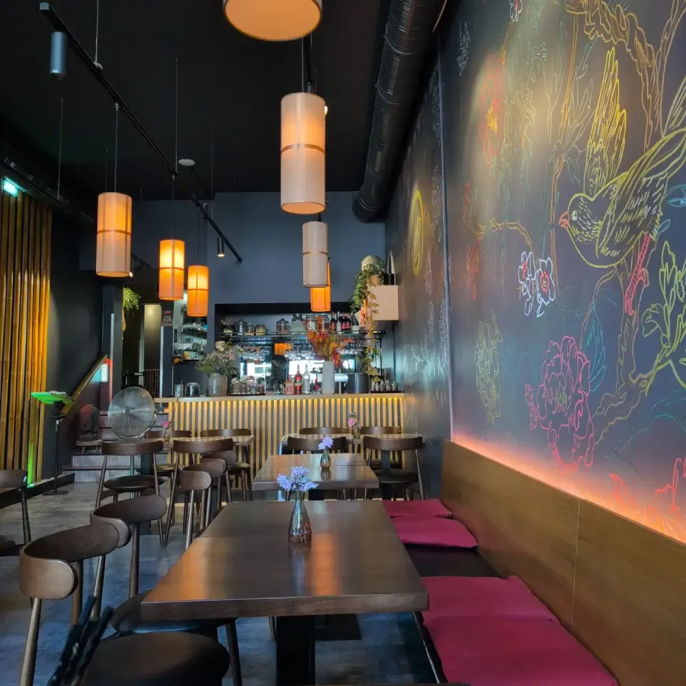 Innenansicht bei Cham The vegan kitchen
