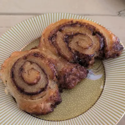 Veganes Franzbrötchen von Isabella Pâtisserie