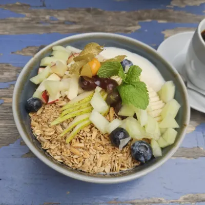 Granola im Café Nasch